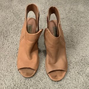 Steve Madden open toe booties